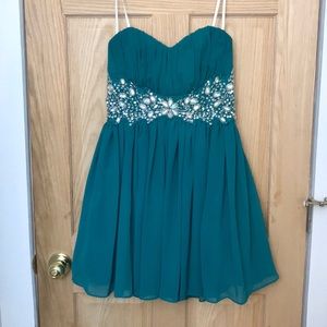 Teal dress